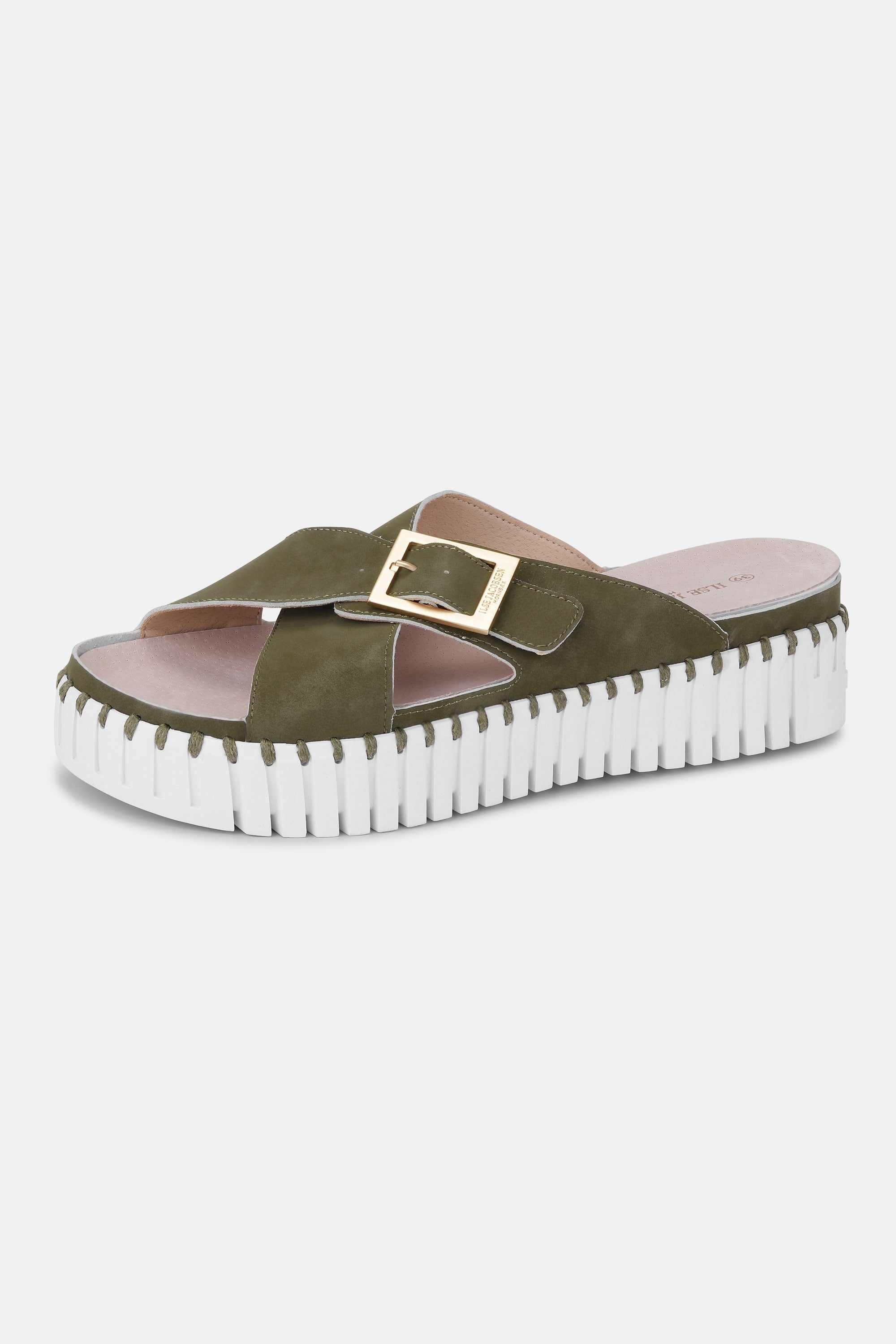 Sandalias Crossover - Army White