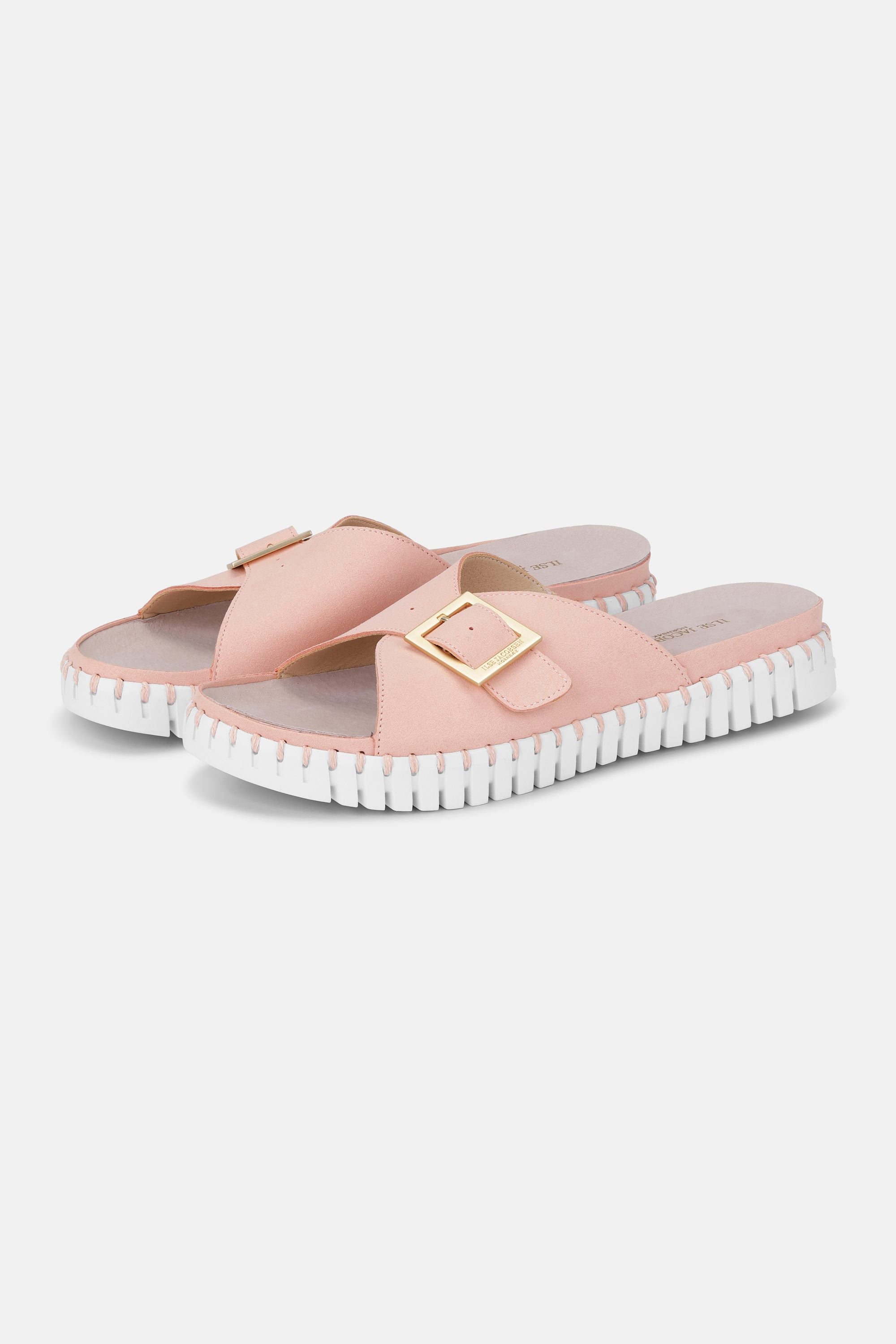 Sandalias Hebilla - Adobe Rose White