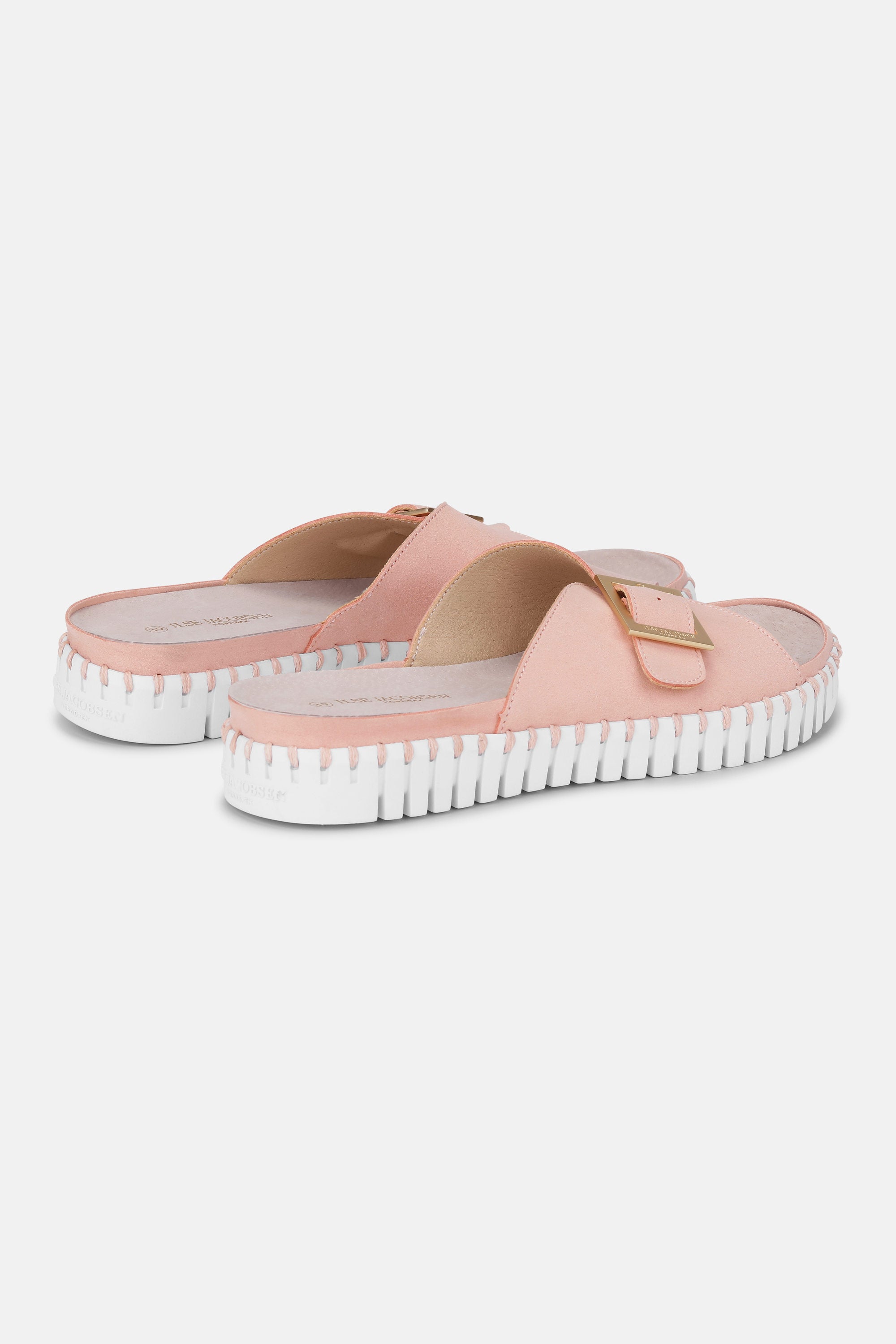 Sandalias Hebilla - Adobe Rose White