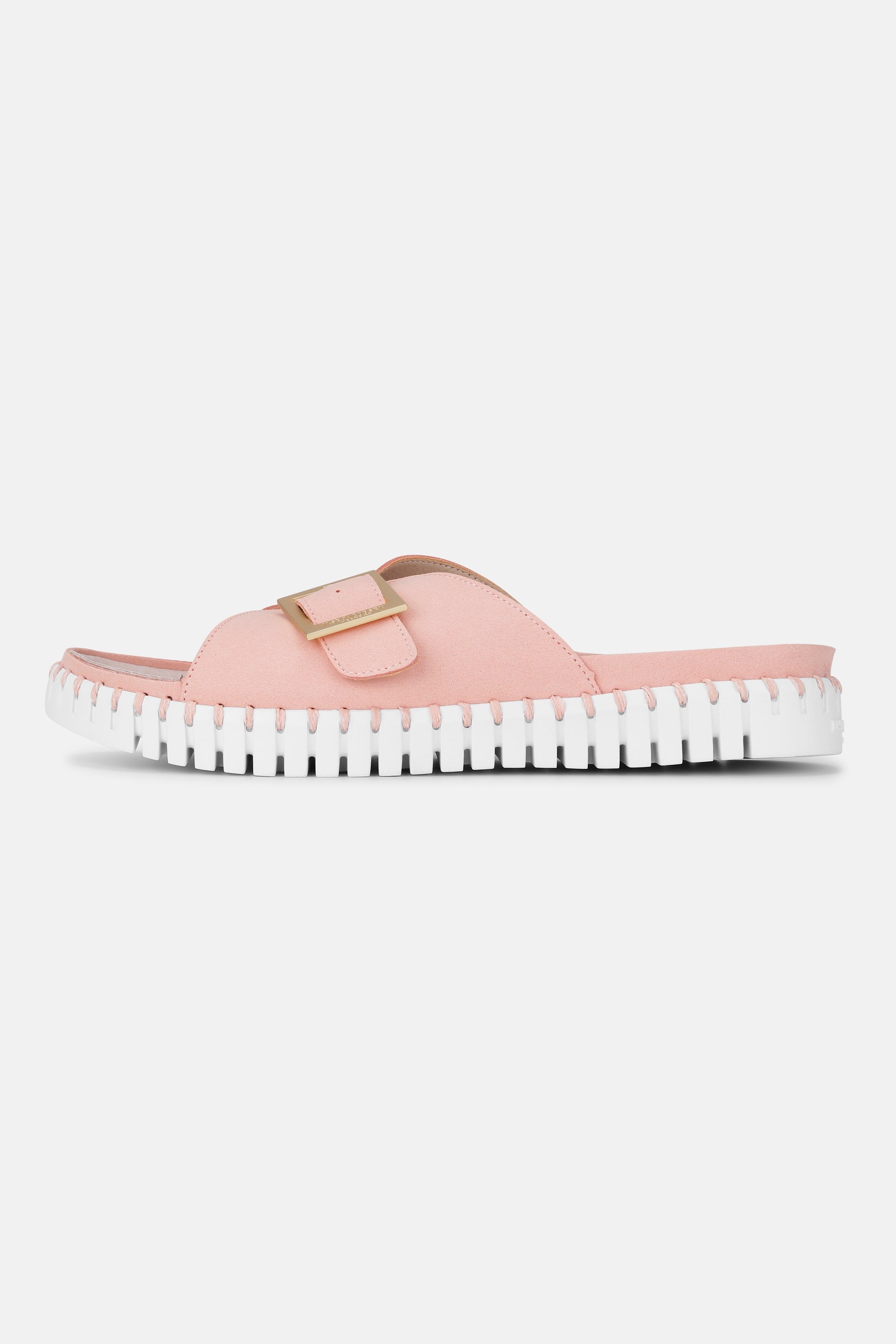 Sandalias Hebilla - Adobe Rose White
