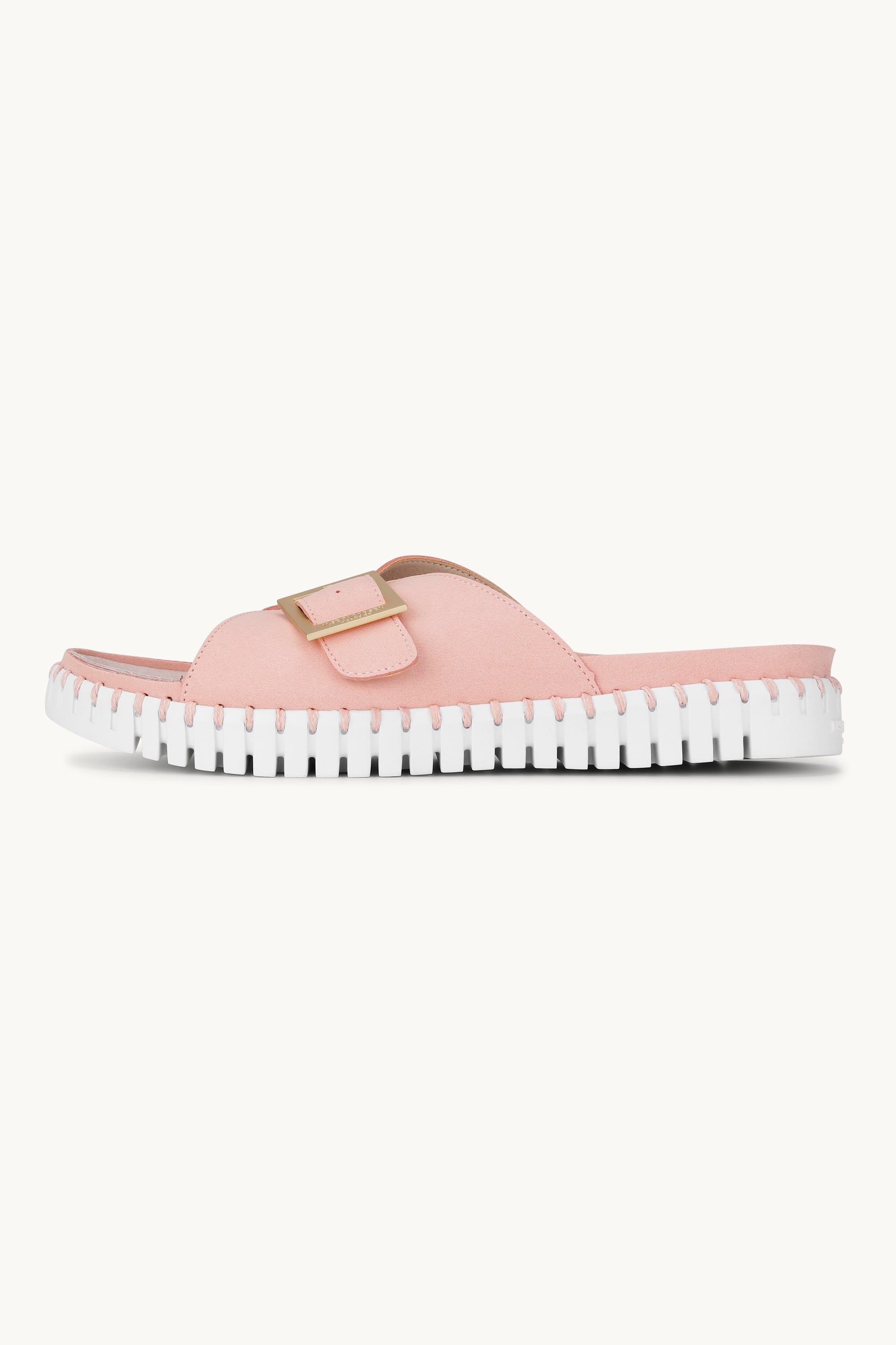 Sandalias Hebilla - Adobe Rose White