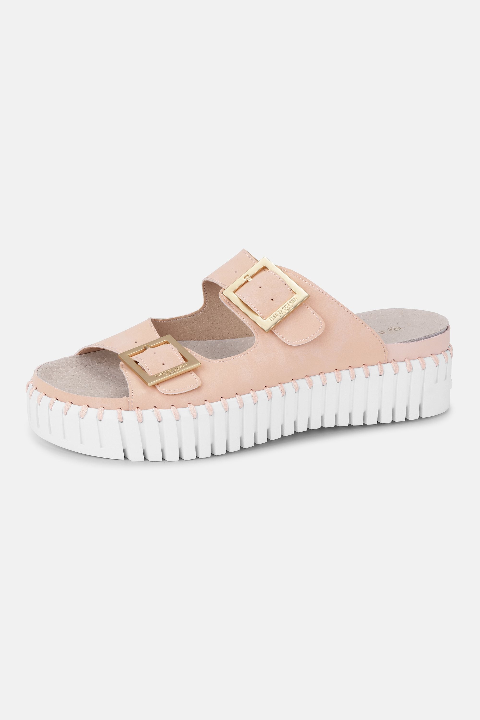 Sandalias de Plataforma - Adobe Rose White