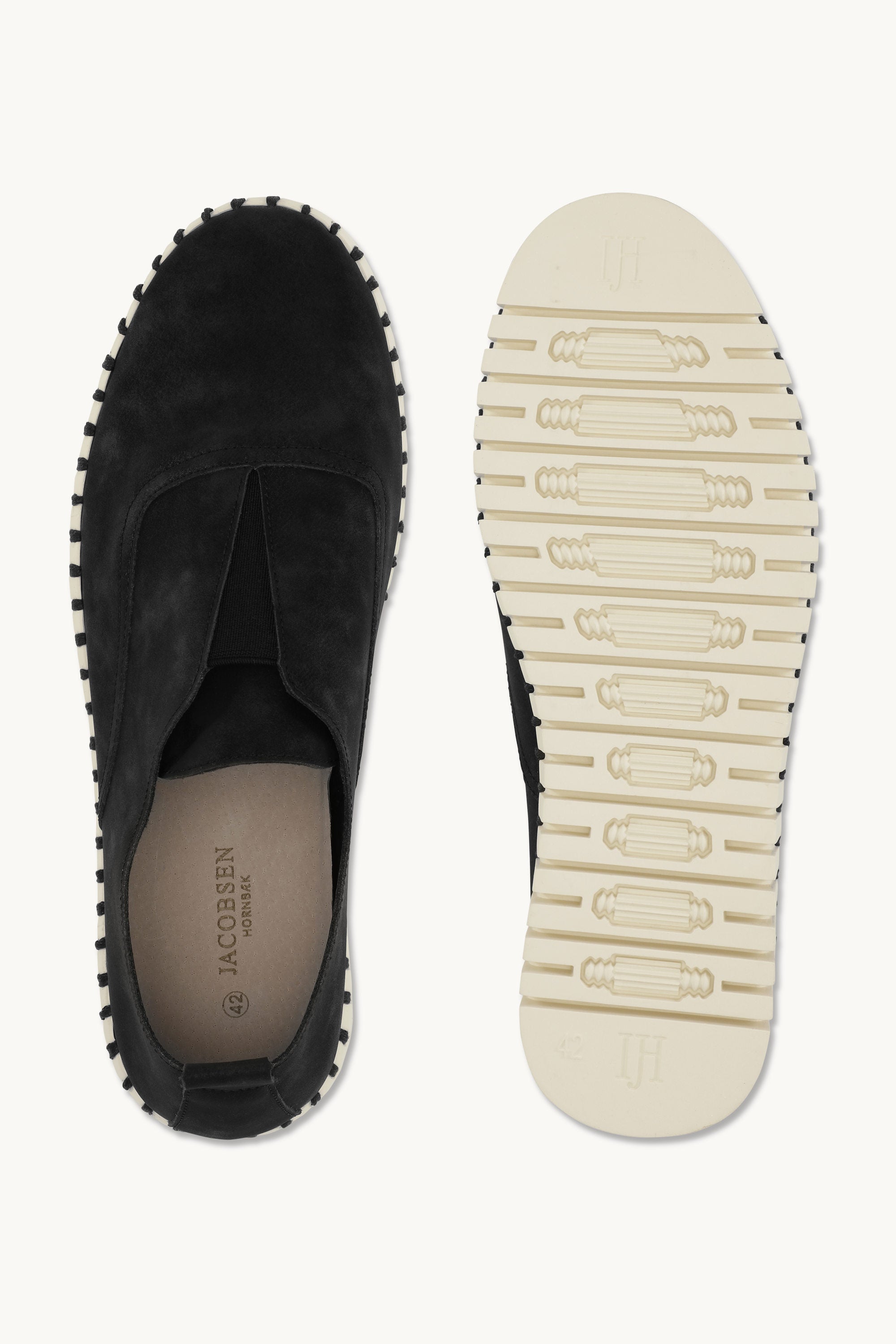 Zapatos Cómodos para Hombre - Black Pearled Ivory