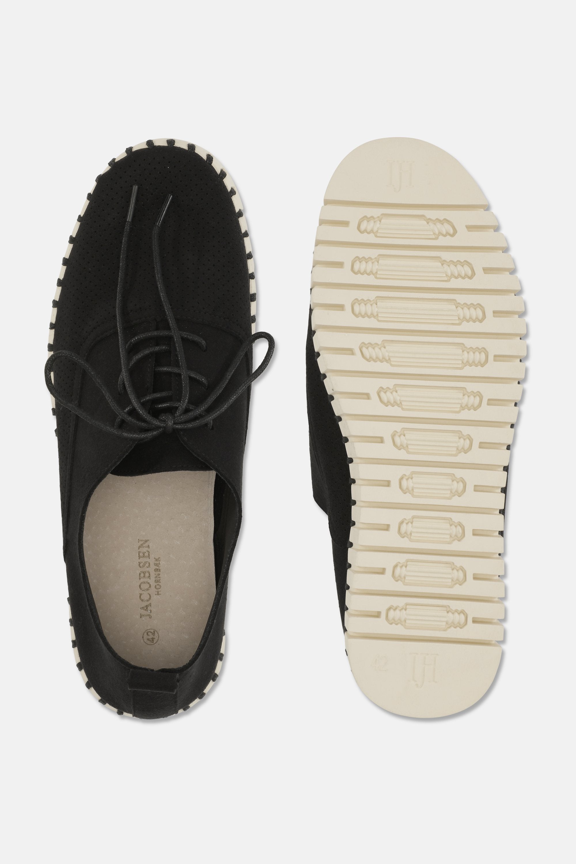 Men’s Shoes With Laces - Black Pearled Ivory