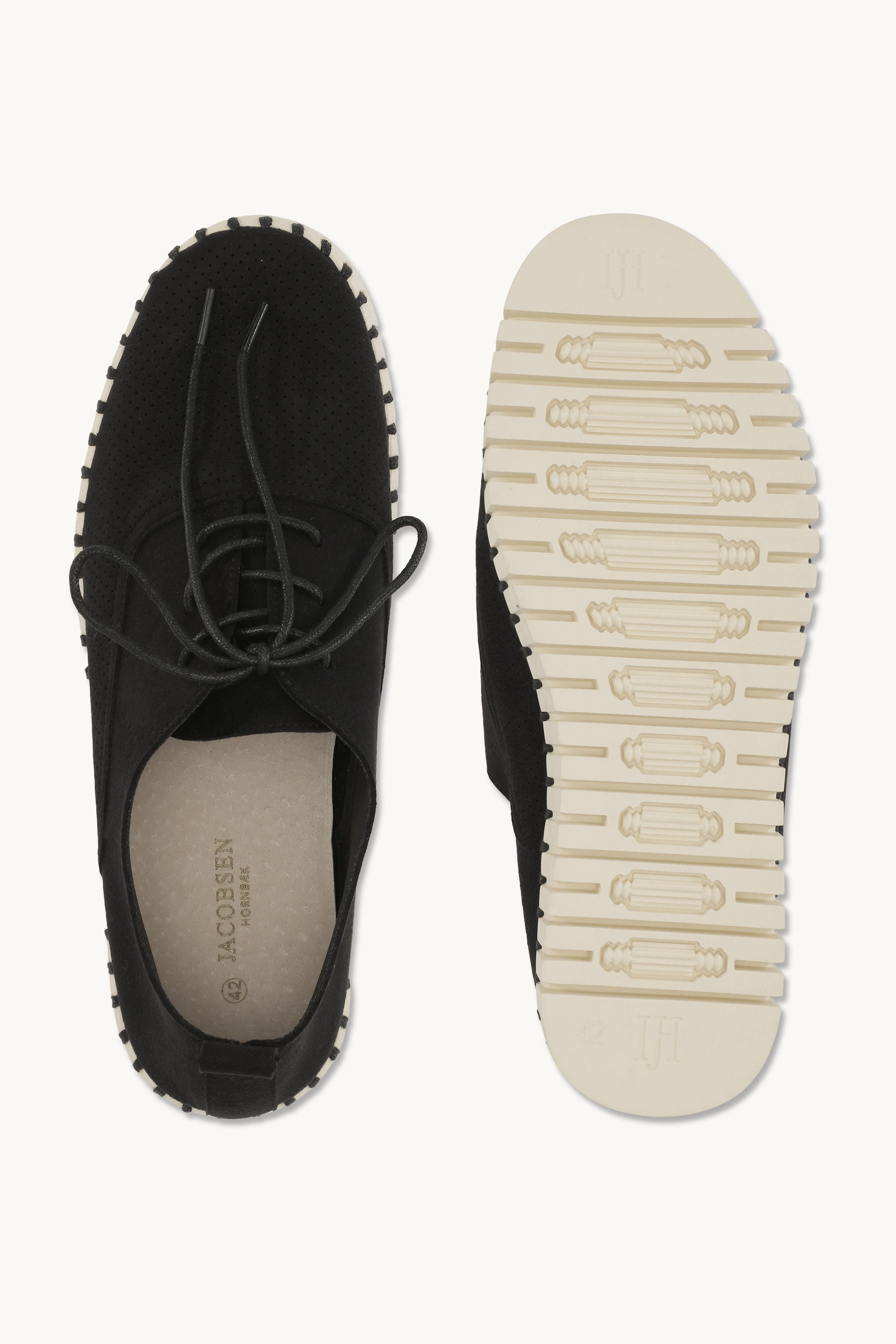 Zapatos de Hombre con Cordones - Black Pearled Ivory