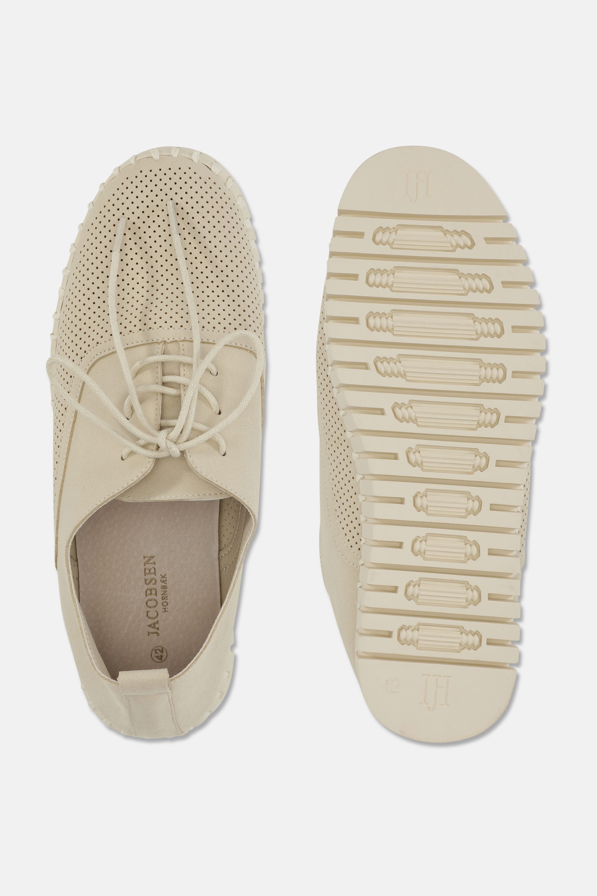Men’s Shoes With Laces - Kit Pearled Ivory
