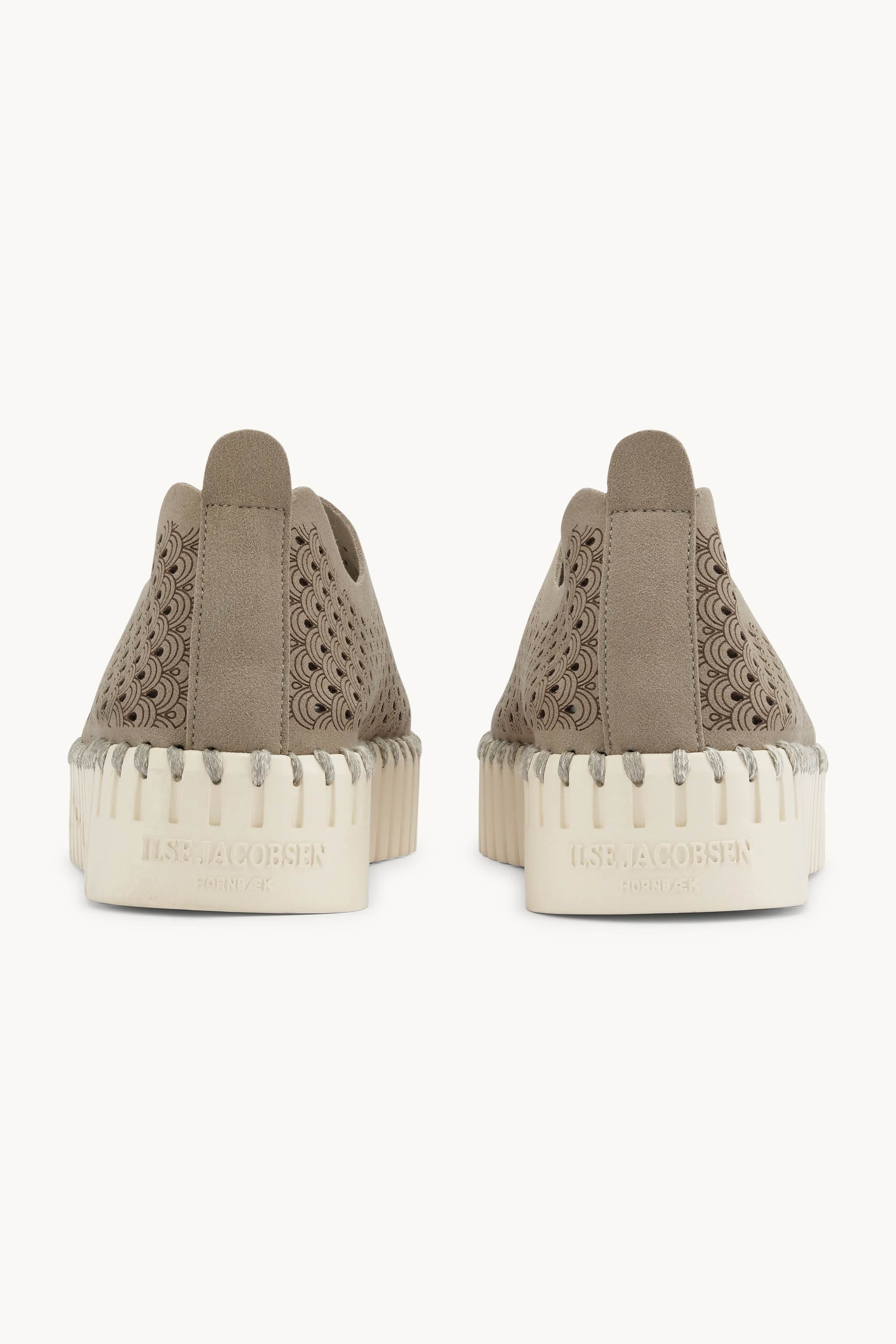 Tulip Zapatos Planos con Plataforma - Coriander Pearled Ivory