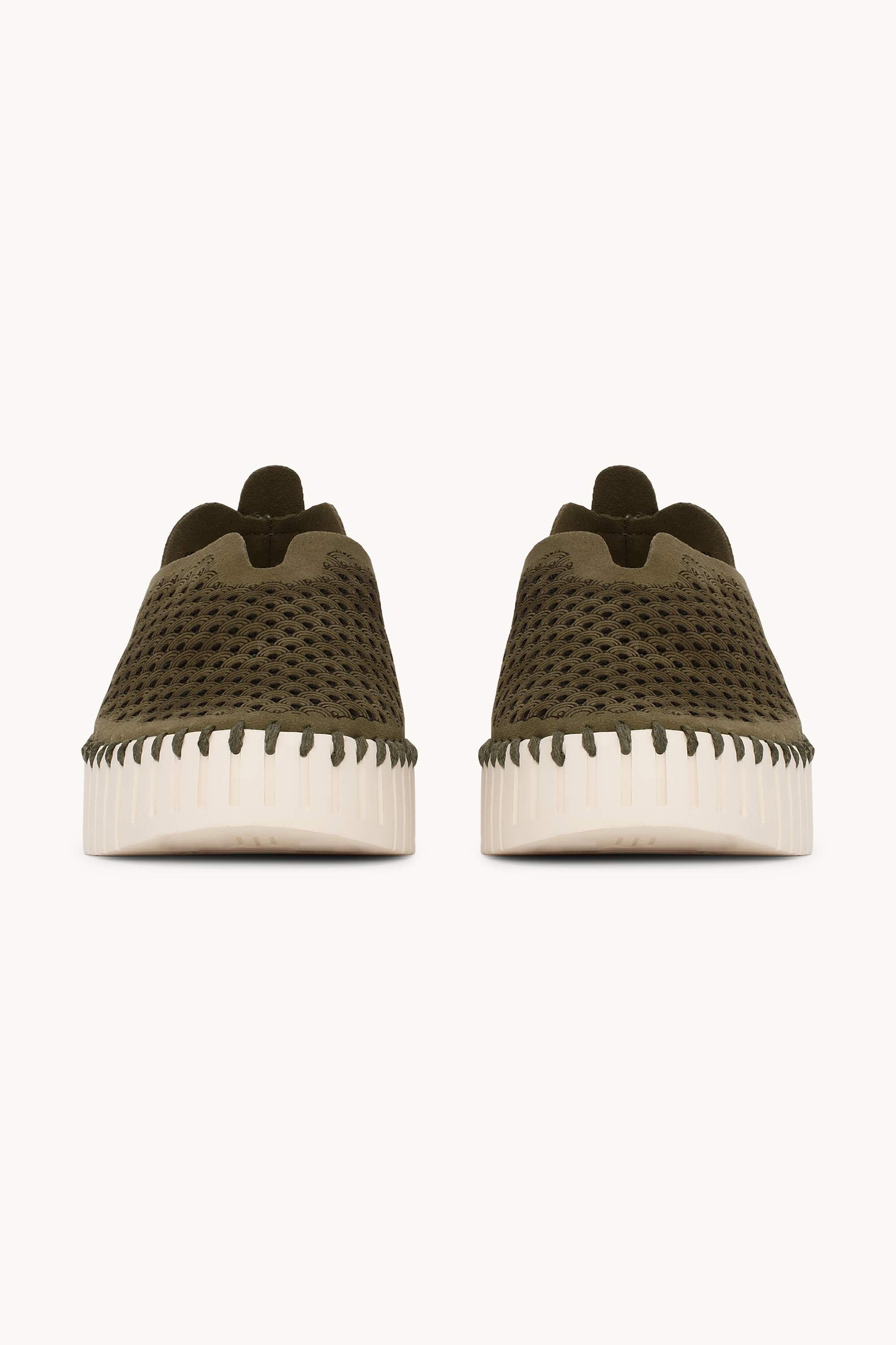 Platform Tulip Flats - Deep Olive