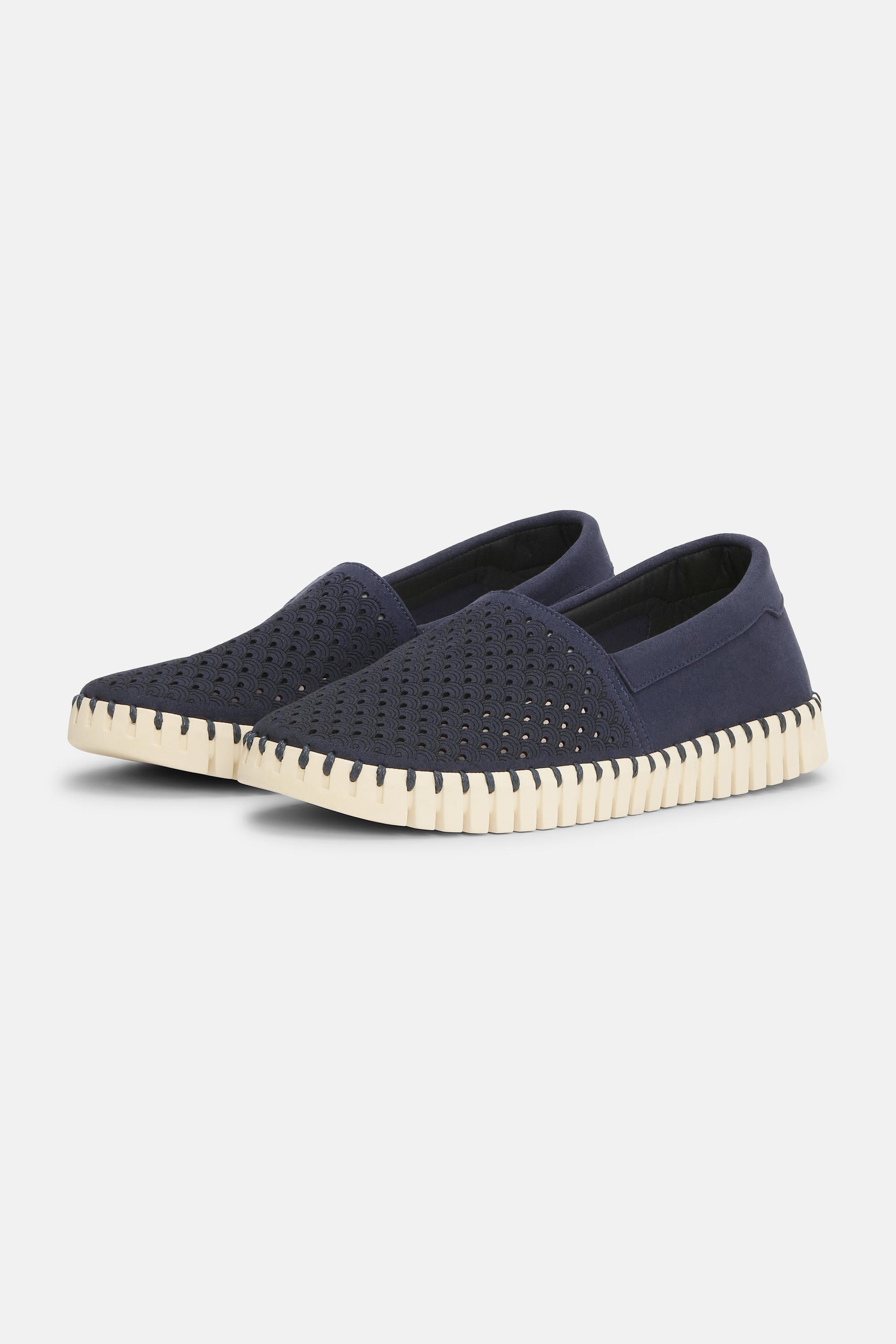 Tulip Espadrille - Dark Indigo Pearled Ivory