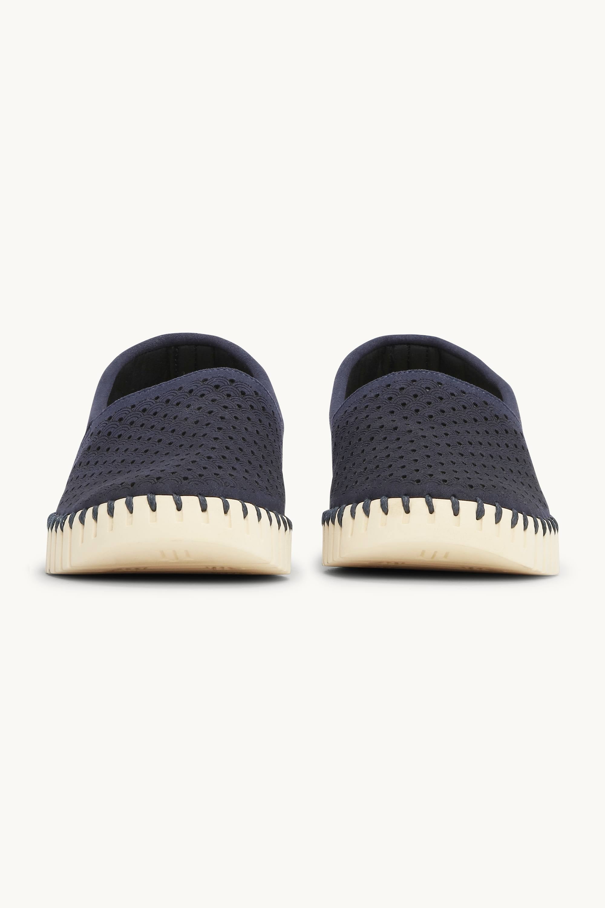 Tulip Espadrille - Dark Indigo Pearled Ivory