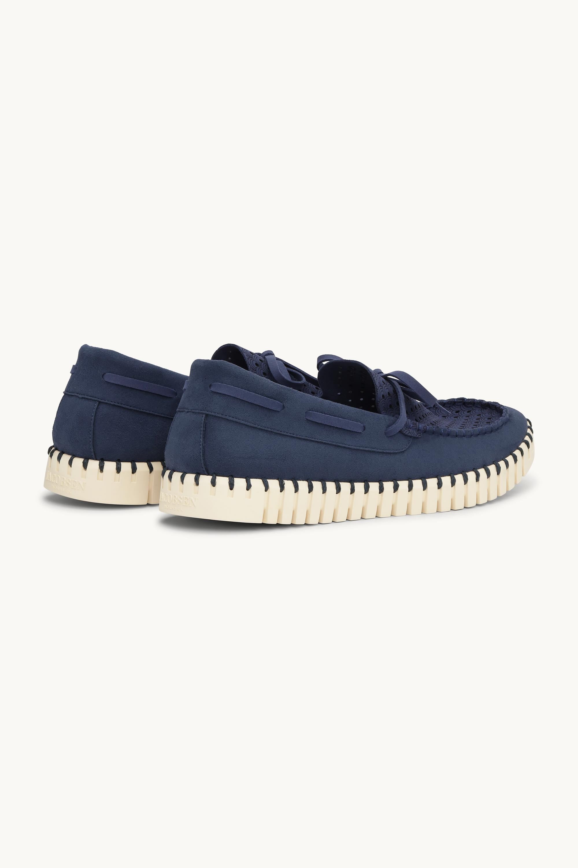 Tulip Sailor Shoe for Men - Ensign Blue Pearled Ivory