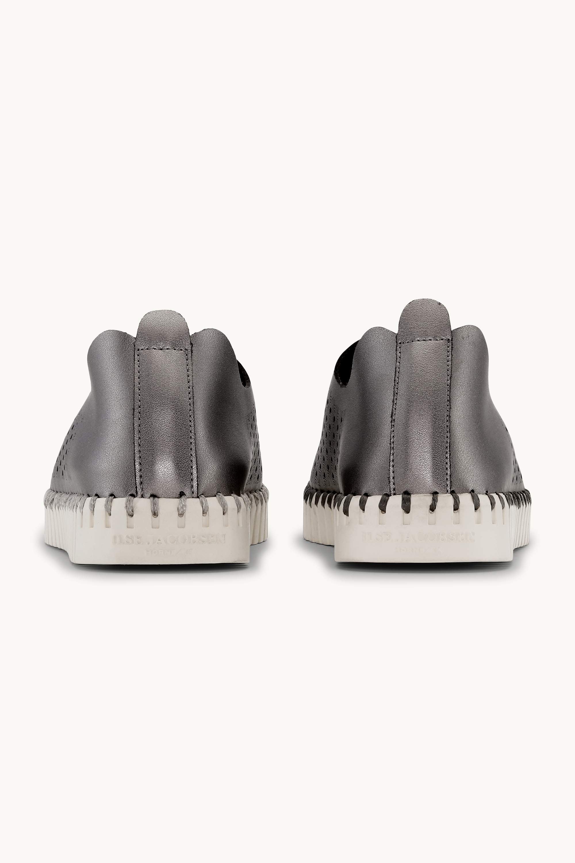 Tulip Zapatos Planos Metalizados - Gun Metal