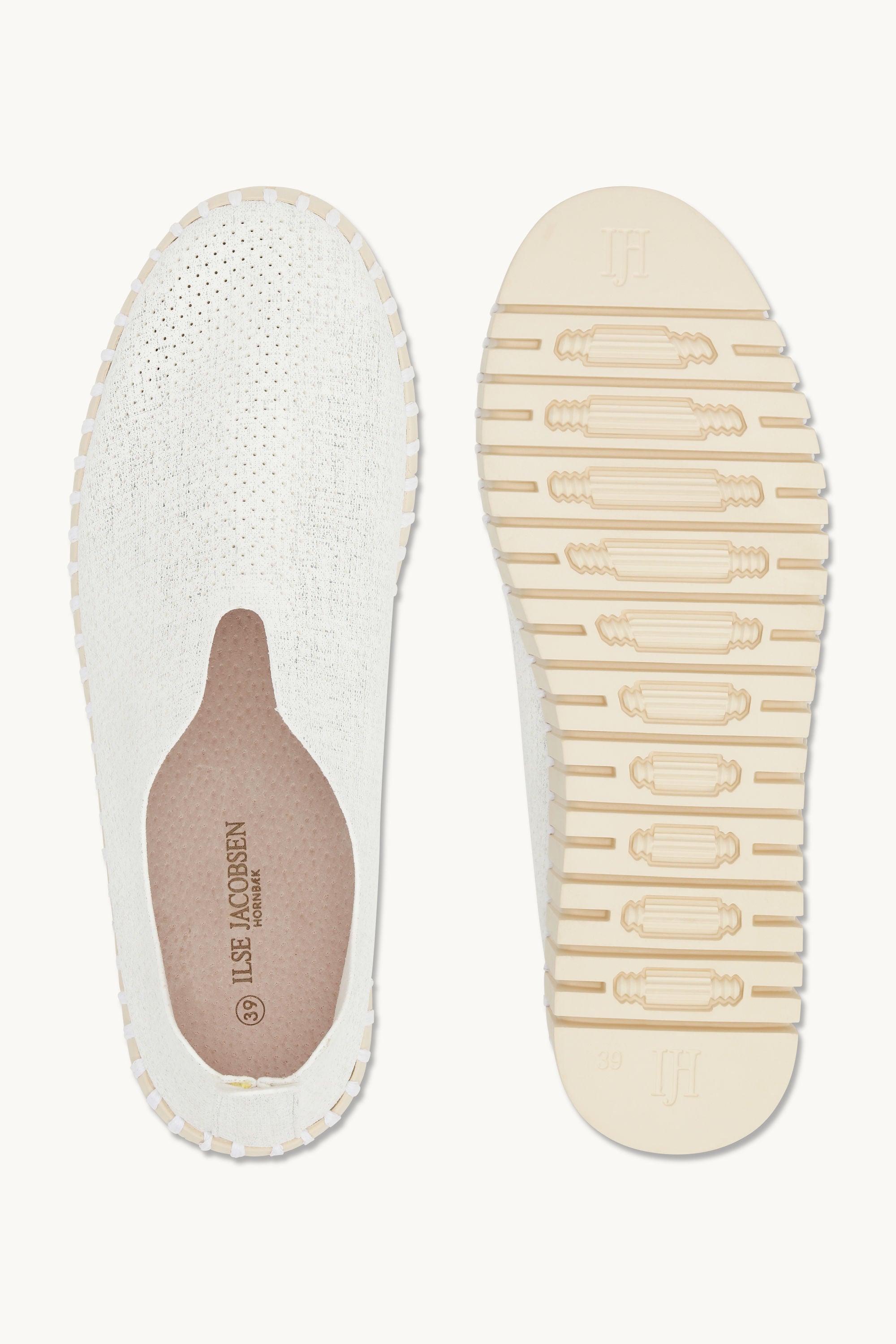 Tulip Zapatos con Plataforma Brillo - White Pearled Ivory