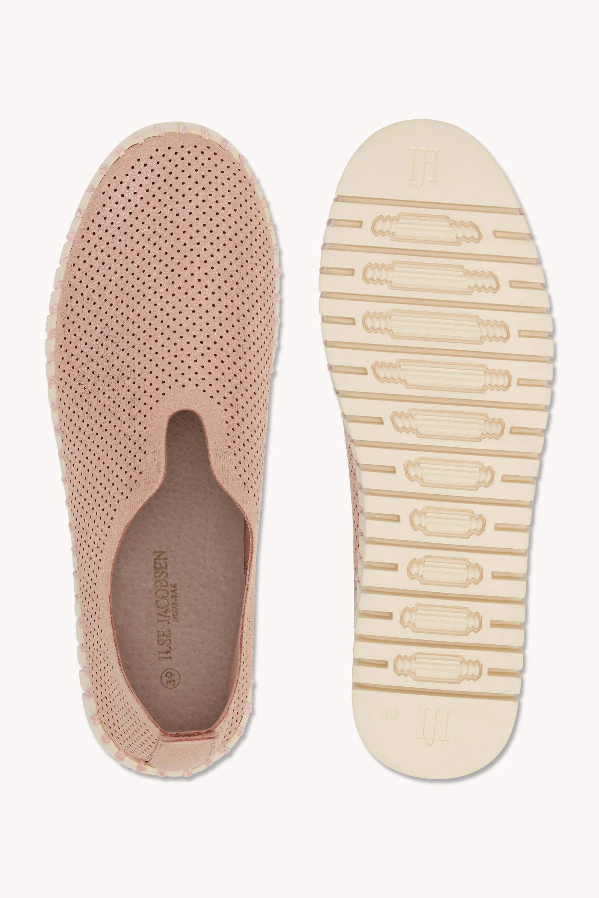 Tulip Zapatos con Plataforma Brillo - Adobe Rose Pearled Ivory