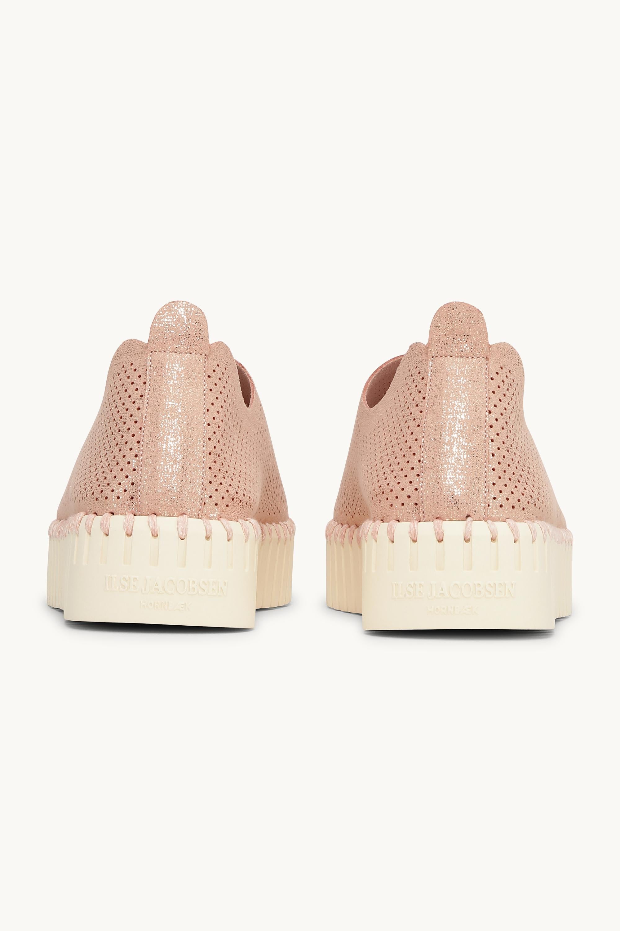 Tulip Zapatos con Plataforma Brillo - Adobe Rose Pearled Ivory