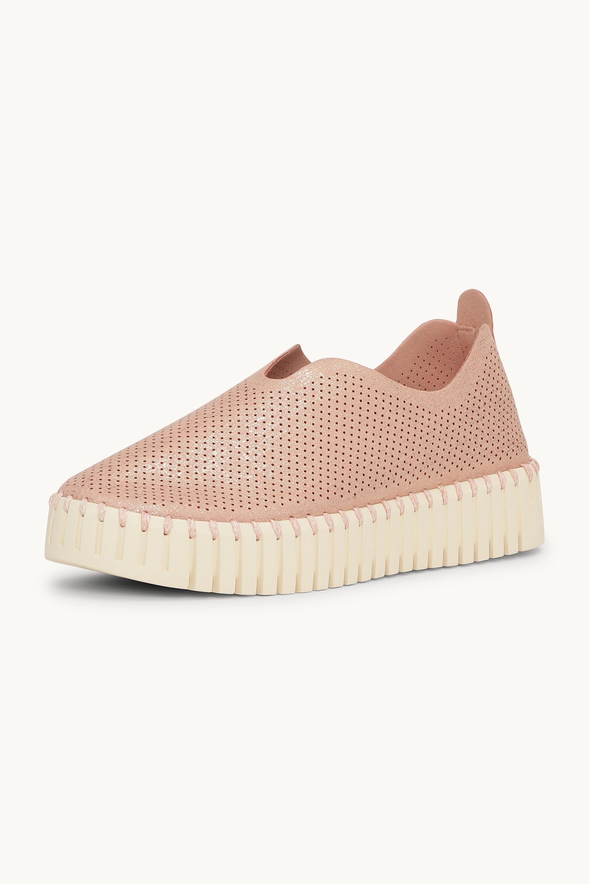 Tulip Zapatos con Plataforma Brillo - Adobe Rose Pearled Ivory