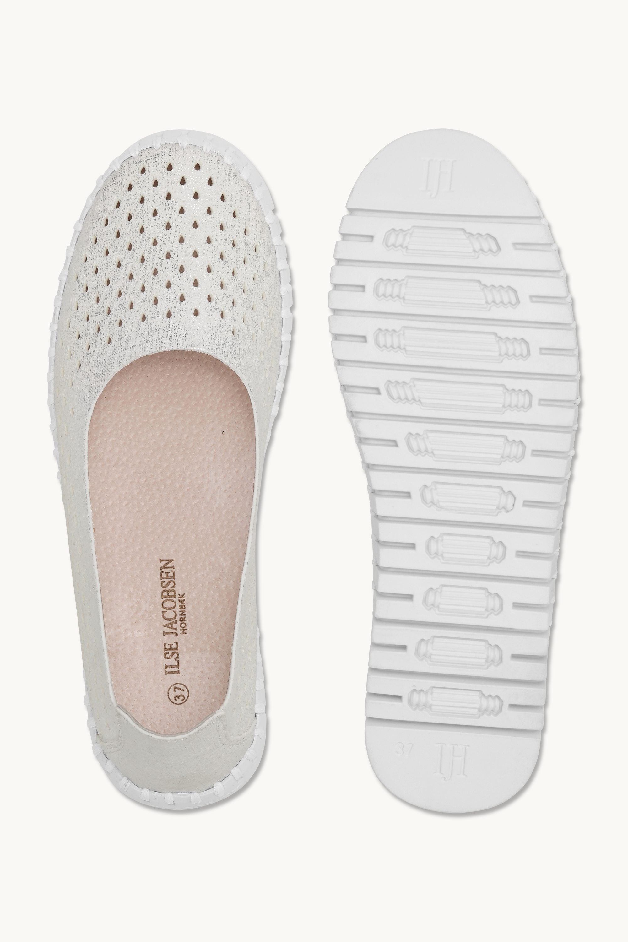 Ballerina Glitter - White White