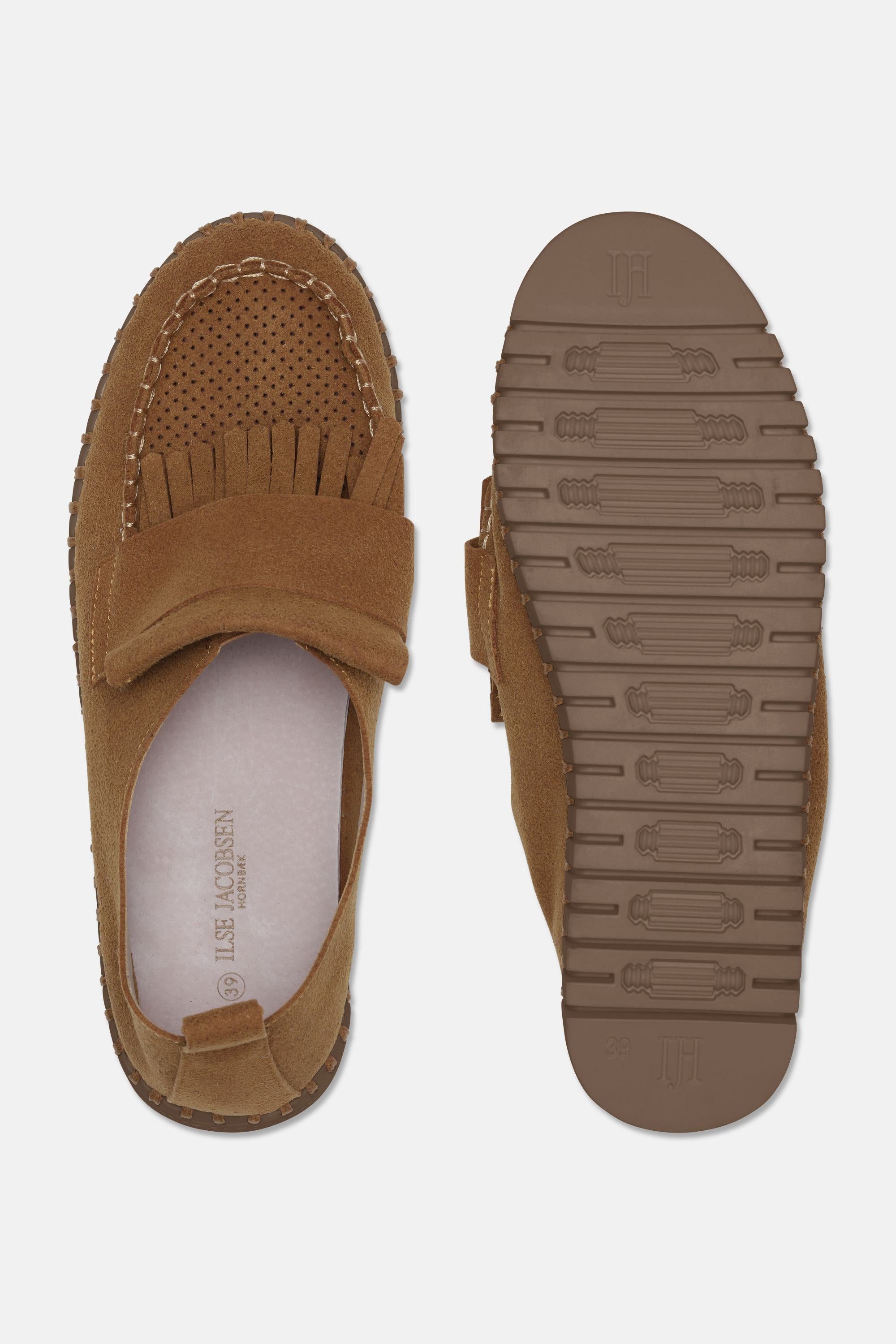 Tulip Fringe Loafer - Cashew Cashew
