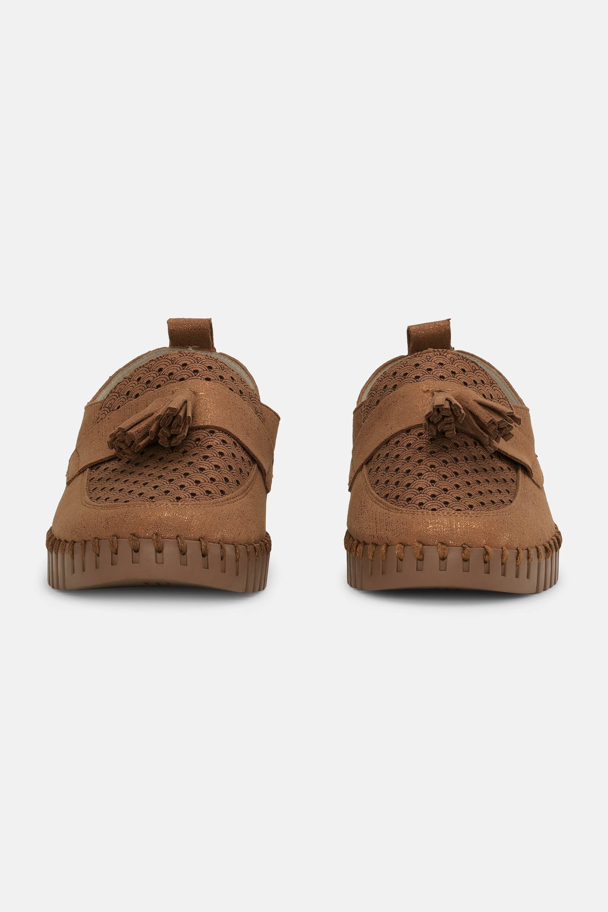 Tulip Loafer Tassel - Nougat Tannin