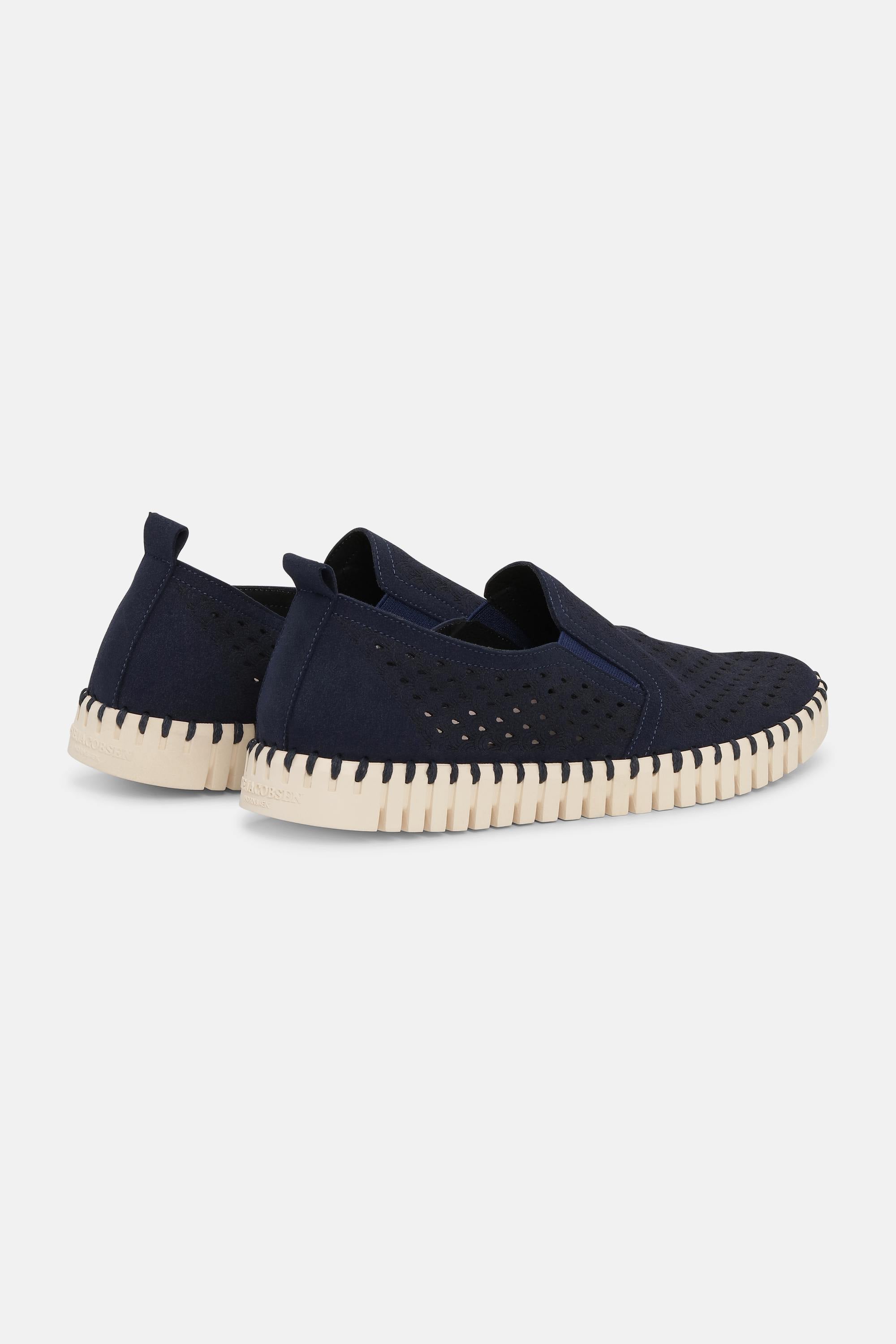 Tulip Flats - Dark Indigo Pearled Ivory