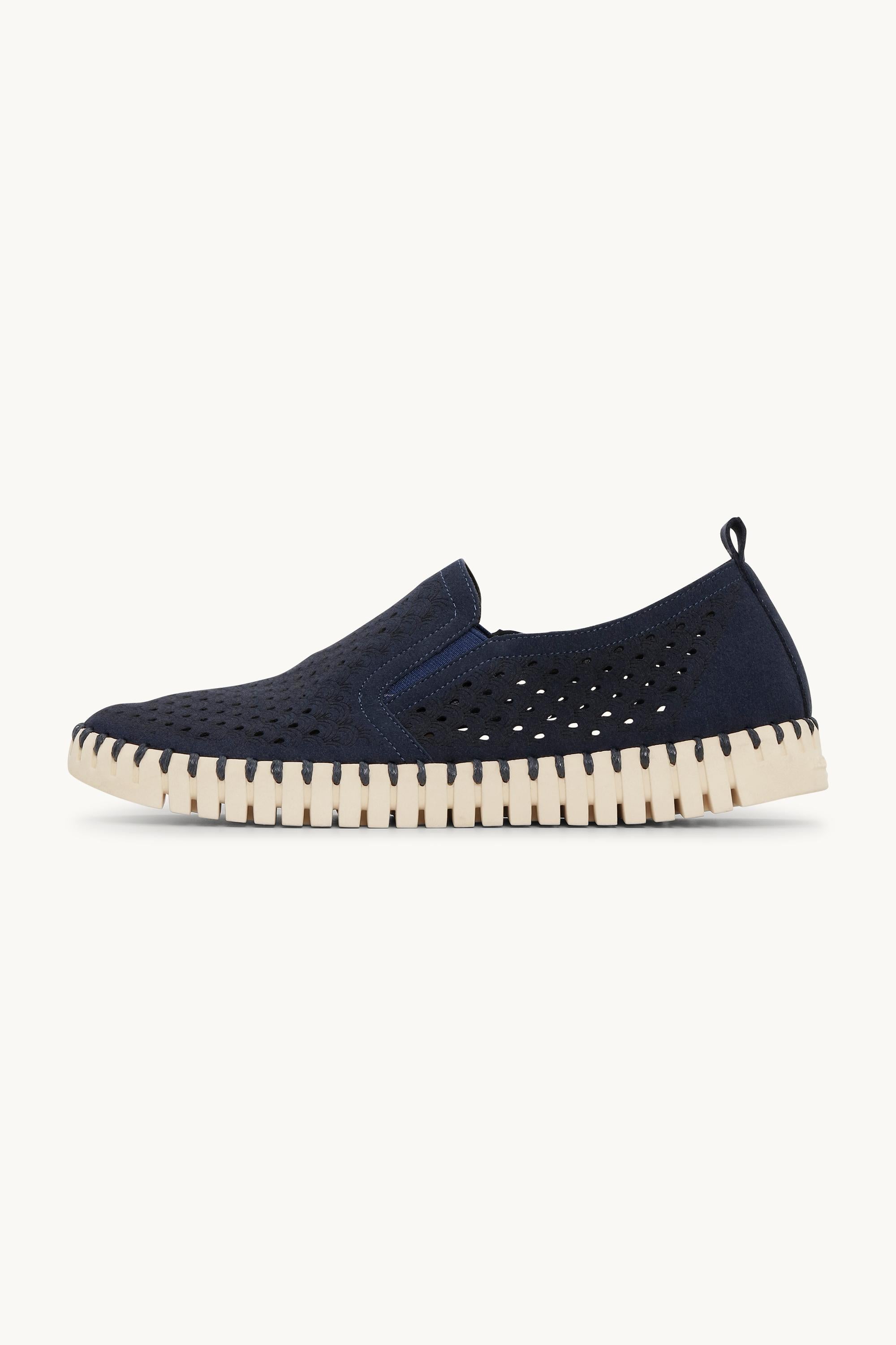 Tulip Flats - Dark Indigo Pearled Ivory