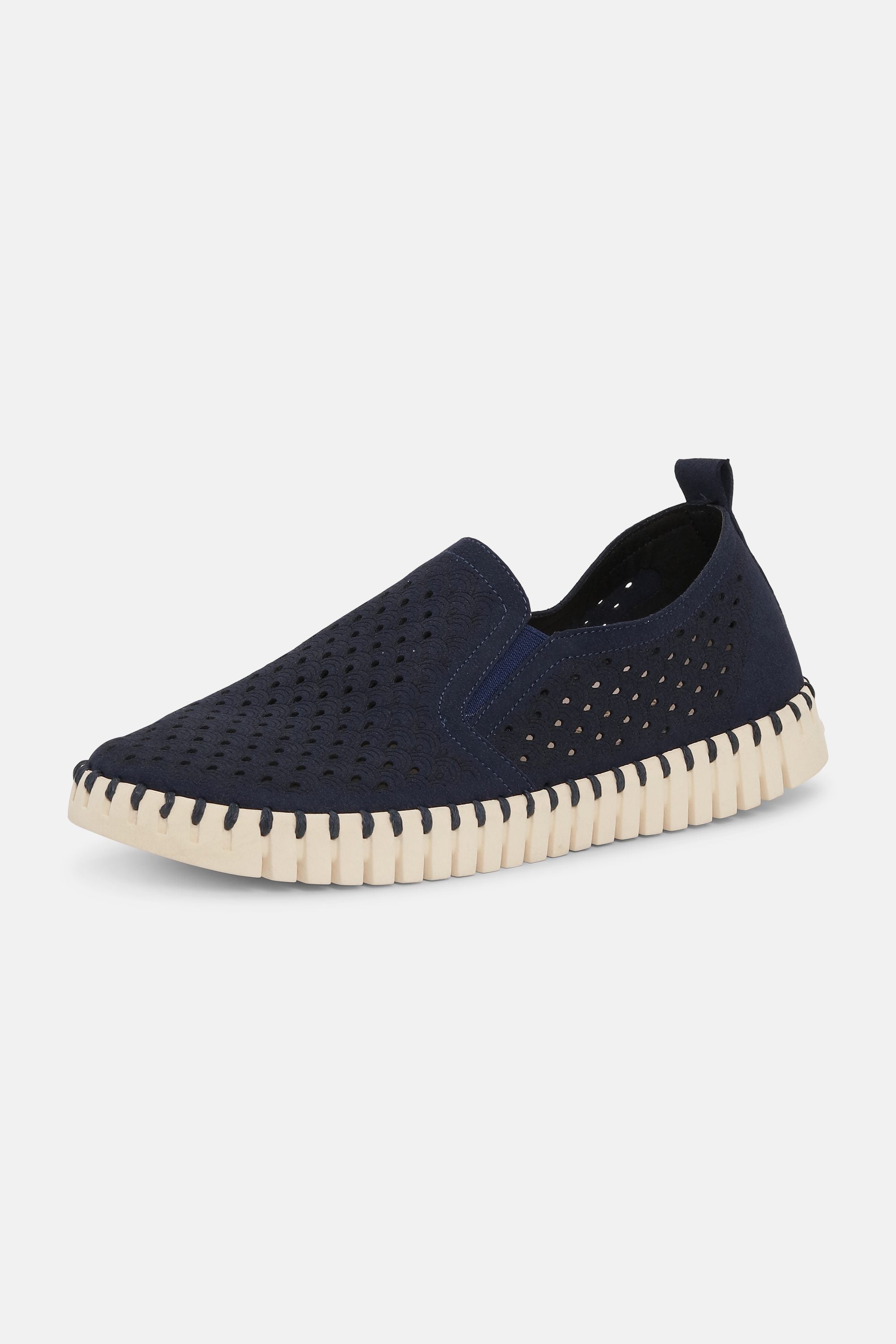 Tulip Flats - Dark Indigo Pearled Ivory