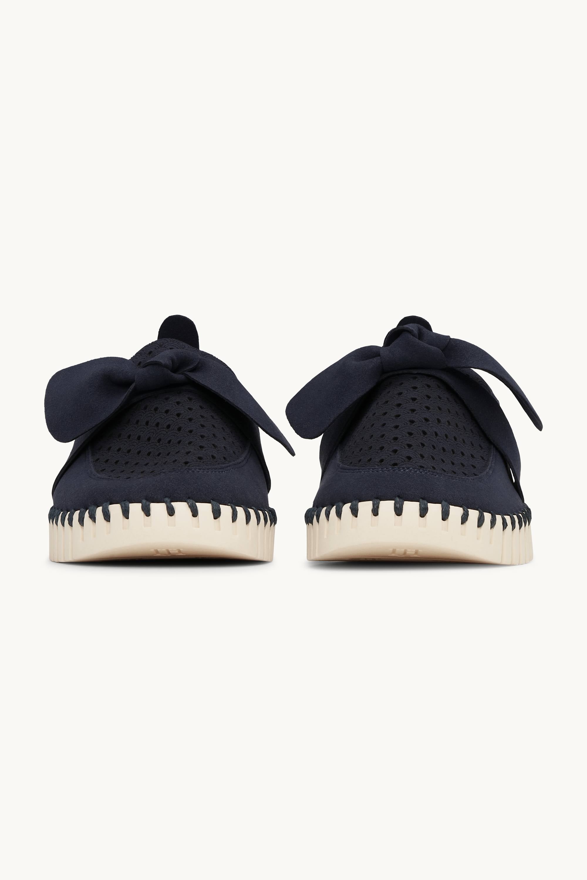 Tulip Loafer - Dark Indigo Pearled Ivory