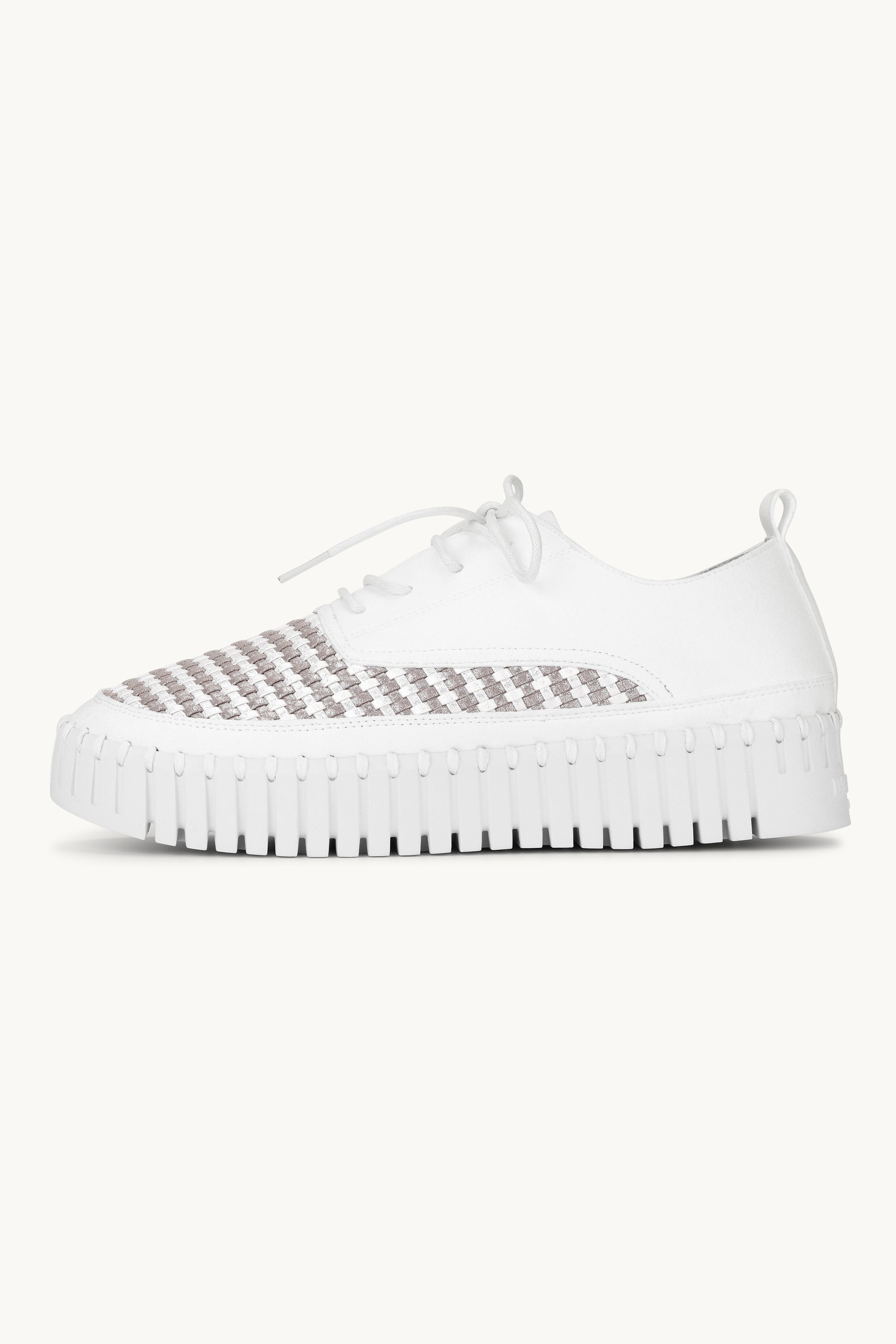 Tulip Flats With Laces - White White