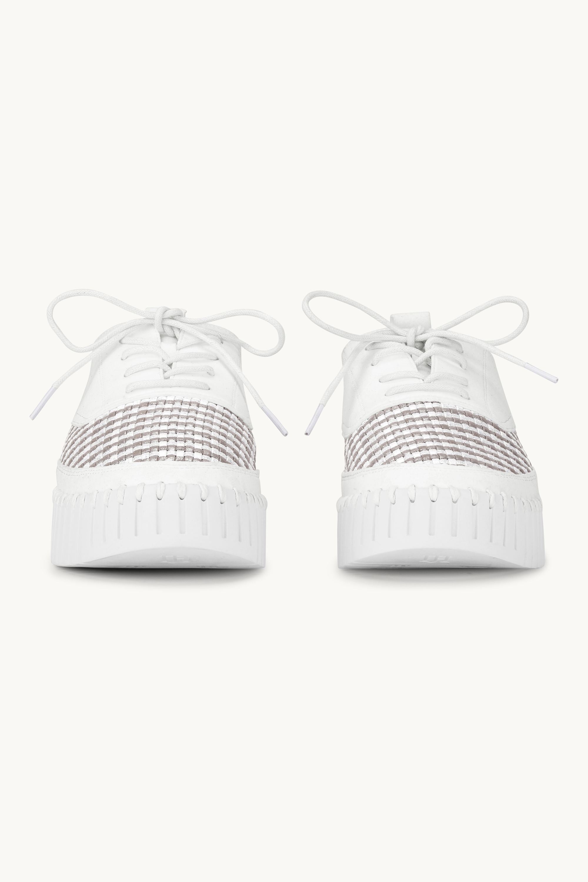 Tulip Flats With Laces - White White