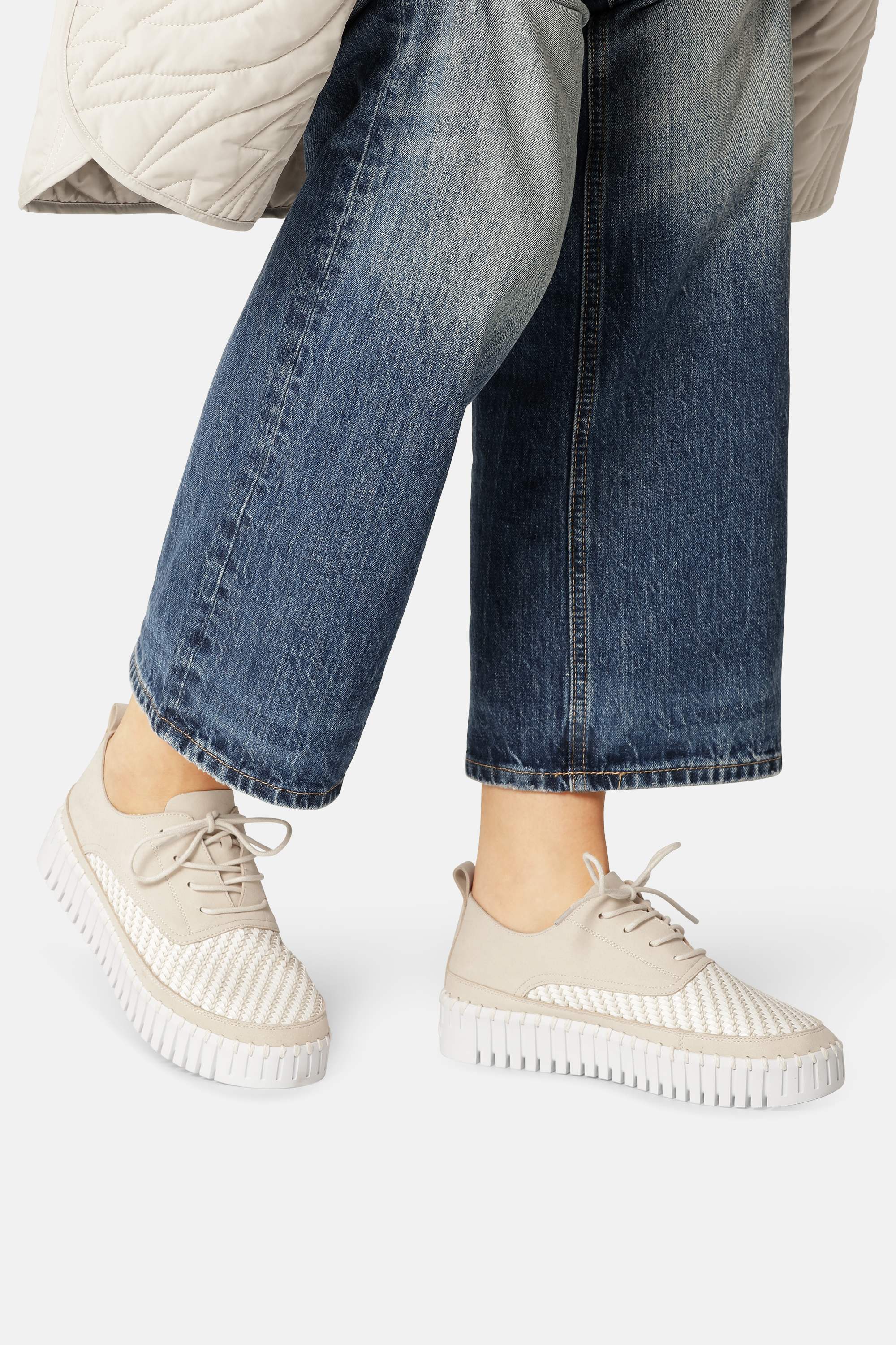 Tulip Zapatos con Cordones - Kit White