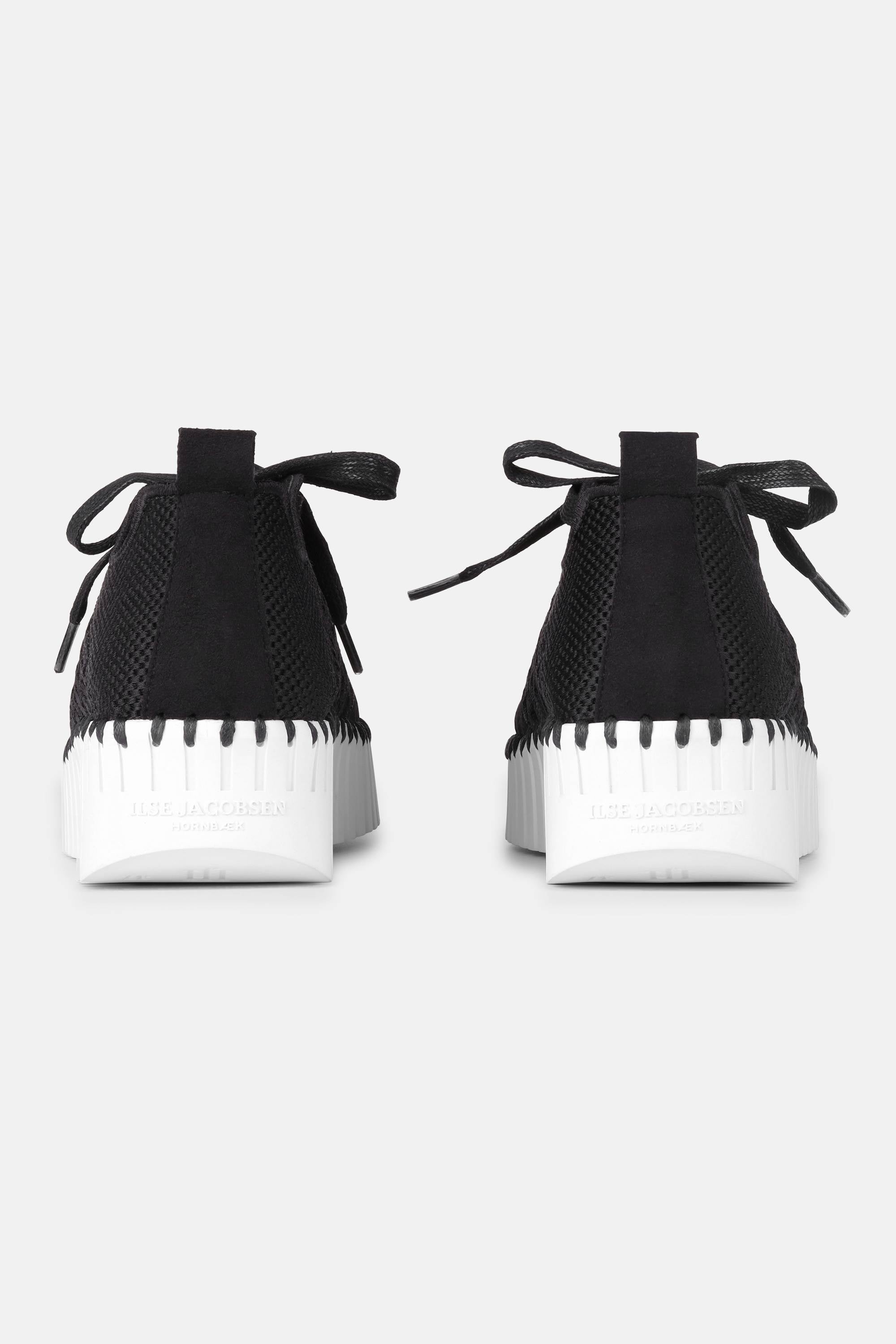 Tulip Zapatos Con Cordones - Black White