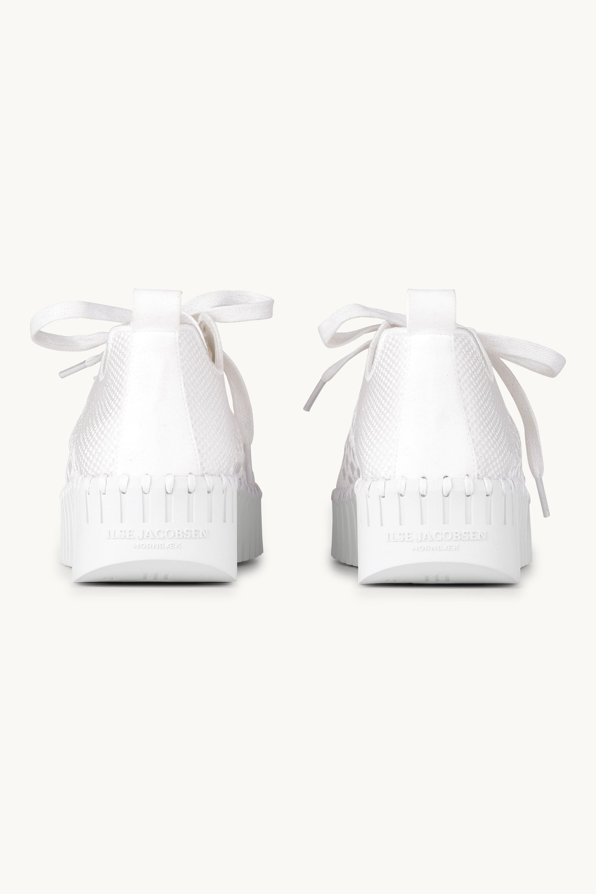 Tulip Flats With Laces - White White