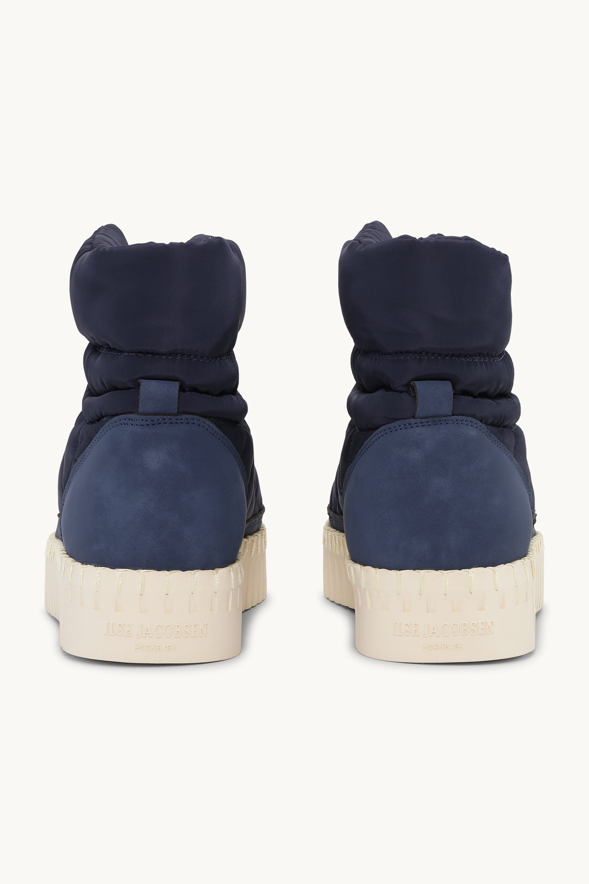 Tulip Padded Winter Boot - Dark Indigo Pearled Ivory