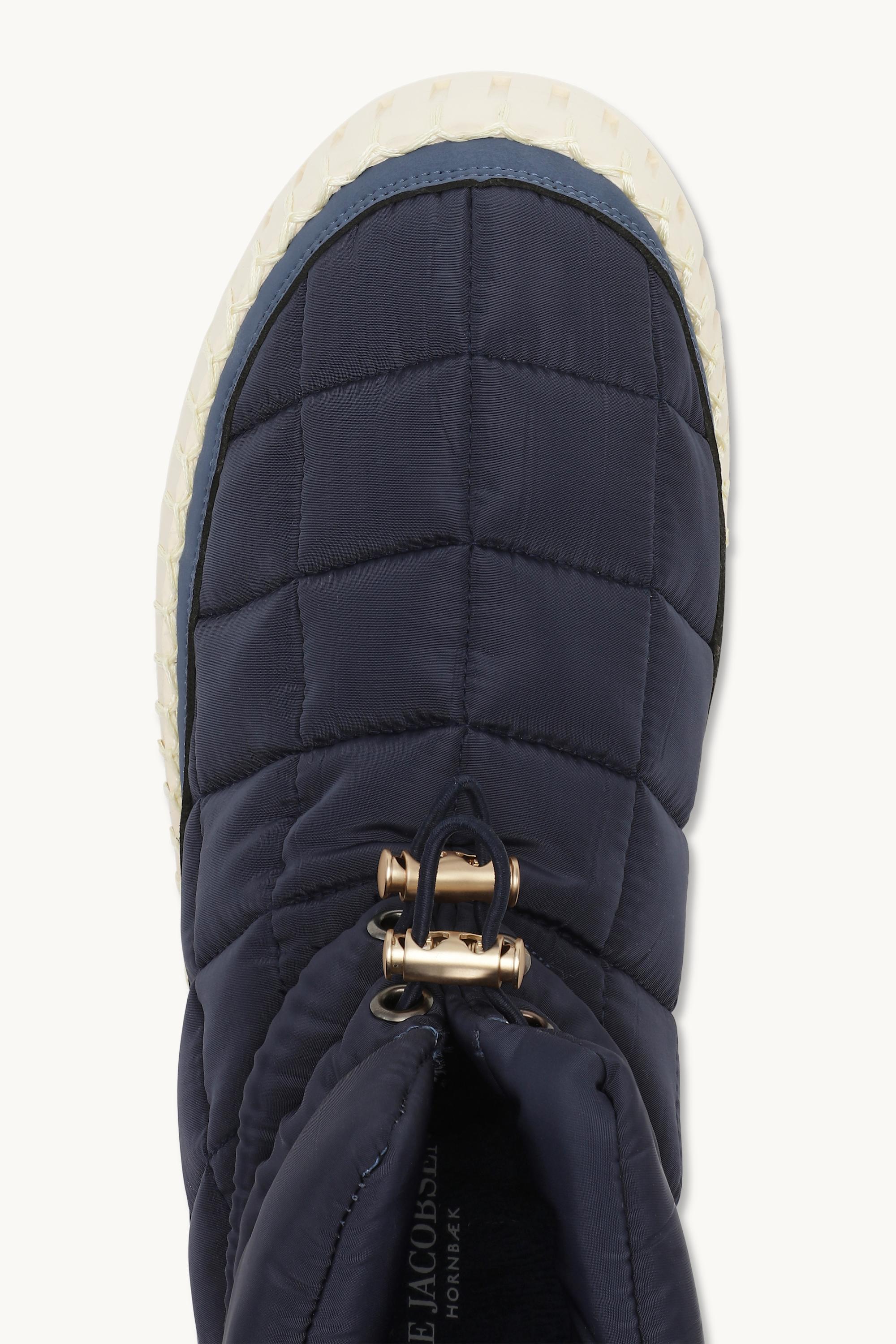 Tulip Padded Winter Boot - Dark Indigo Pearled Ivory