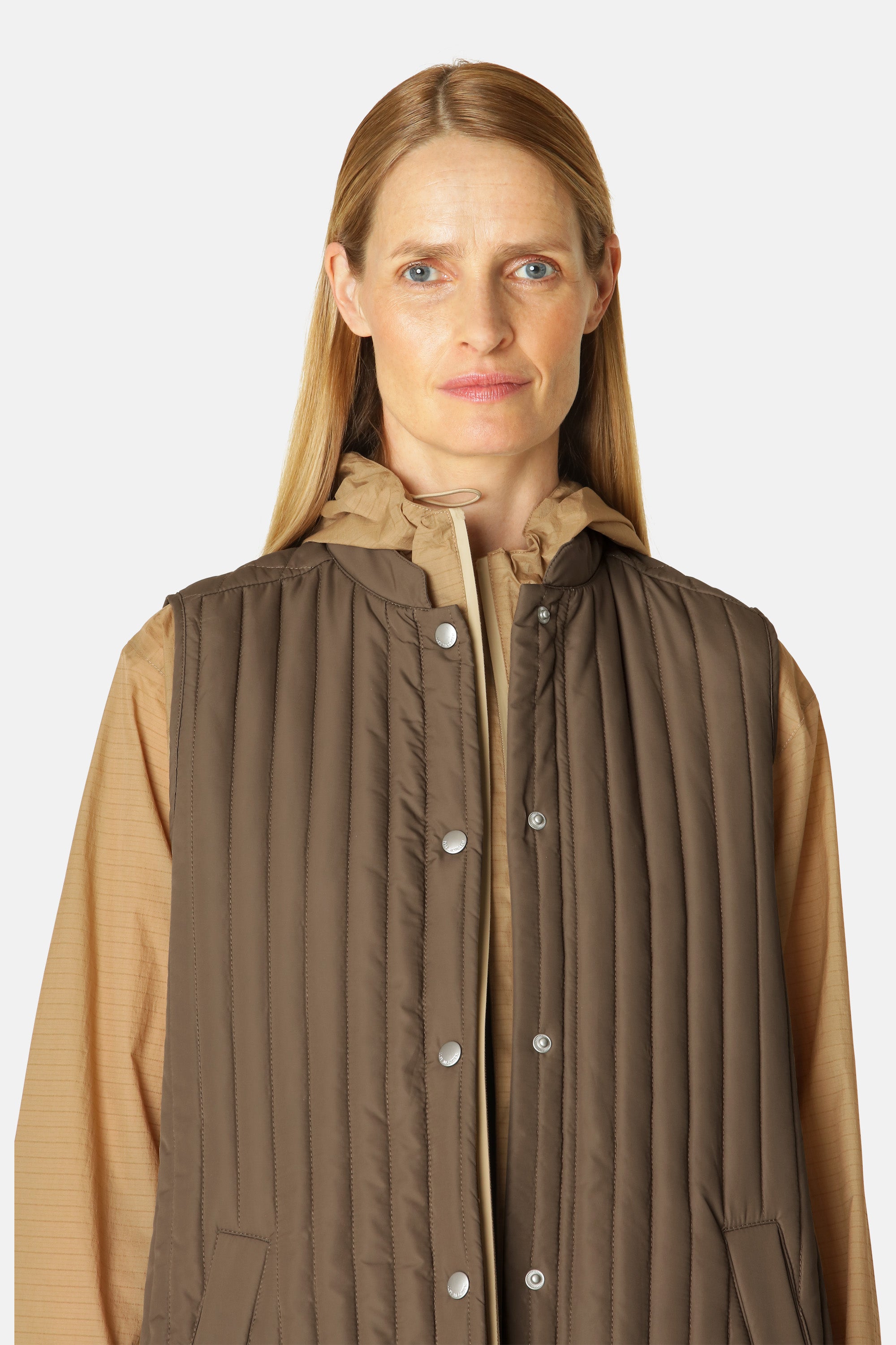 Ilse Jacobsen Hornbæk Outerwear Vest Vest 234 Cub Brown